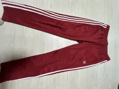 アディダス ベッケンバウアー バーガンディ トラックパンツ xl