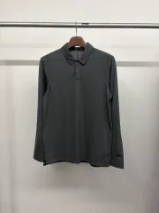 (100) メンズ NIKE ドライフィット カラーTシャツ 長袖Tシャツ ロングスリーブ