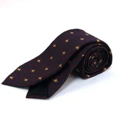 GUCCI グッチ ネクタイ GIBI メンズ シルク ダークネイビー GGロゴ 545078 4E002 4174