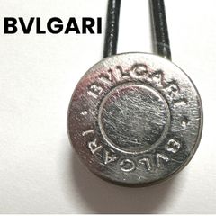 BVLGARI ダブルロゴ ブレスレット シルバー コード 調整可 ユニ 