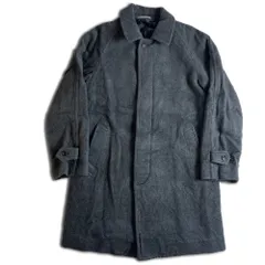 【03AW】COMME des GARCONS HOMME ウールステンカラーコート S グレー コムデギャルソンオム 2000000013046