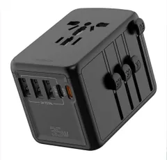 ★変換プラグ HITRENDS PD 35W急速充電 全世界対応 マルチ変換プラグ iPhone Android Airpods Switch Macbook iPad用 旅行グッズ 全世界対応の変換プラグ 韓国 台湾 香港 EU UK AU US等