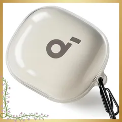 FINON for Anker Soundcore P40i 用 ケース イヤホンケース ストラップ おしゃれ シンプル クリアケース 気泡防止 (ドット加工 - クリア) 1