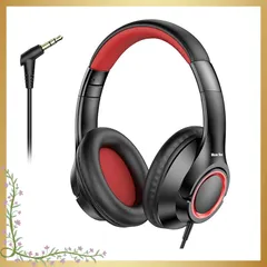 New Bee 子供用 ヘッドホン 有線 3.5mm キッズ ヘッドフォン 音量制限 調節可能 ヘッドセット 折りたたみ KH30 0のサムネイル