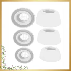 A-Pcas イヤーピース Ankerイヤホン用 Soundcoreイヤホン用Liberty 4 NCに対応するイヤーチップ イヤホンキャップ シリコン製 3サイズ 3ペア ホワイト （4NC126W3P） 0