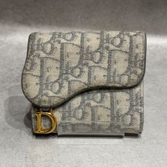 Christian Dior 三つ折り財布 ベージュ - メルカリ