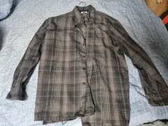 UNIQLO 22fw フランネル オーバーサイズ チェックシャツ XL ダークグレー