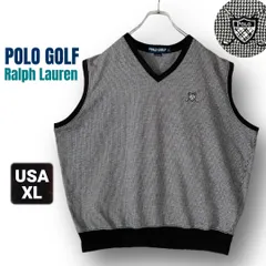 90s POLO GOLF ラルフローレン/Ralph Lauren★ゴルフベスト★千鳥格子★USAメンズXL    #2602F033