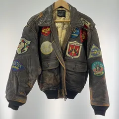 【中古】AVIREX G-1 フライトジャケット SPEC.7823 サイズXS ブラウン △状態考慮[19]