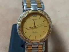 SEIKO ドルチェ 18k ダイヤモンド コンビ 時計 (オーバーホール 商品)