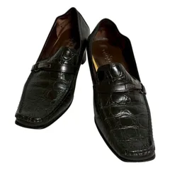 TRUSSARDI トラサルディ レディース パンプス 25cm ブラック クロコダイル柄 型押し ヒールあり 合皮 上品 きれいめ 通勤 オフィス TRL134のサムネイル