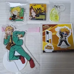 (5個まとめ売り) 僕のヒーローアカデミア ヒロアカ 上鳴 電気 アクリルスタンド キーホルダー バッジ
