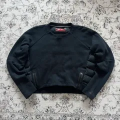 L NIKE ナイキ テックパック ダウン ランニング クロップド スウェット