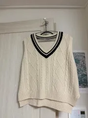 レディース ニットベスト