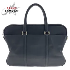 美品 BALLY バリー ブラック 黒 シルバー金具 レザー ビジネスバッグ ブリーフケース  メンズ 600030【中古】