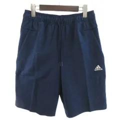 アディダス adidas タグ付き イージーショートパンツ ドローストリング ネイビー L DP3122