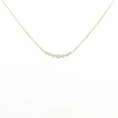 アガット ダイヤモンド ネックレス 0.1CT