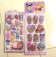 ラブブ風シ-ル2枚セット