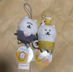 ナガノ 自分ツッコミくま プライズ クレーム マスコット キーホルダー 出品 (ビール/会社員)