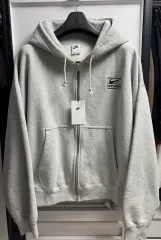 ナイキ x STU フードジップアップ グレー (FJ9181-050) XL