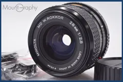 【極美品】動作◎ ミノルタ MD.W.ROKKOR 28mm F2.8 088 極美品】動作◎ ミノルタ MD.W.ROKKOR 28mm F2.8 088 - メルカリ