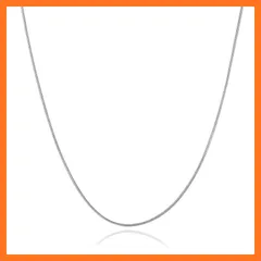 【新品】 [Puente] ネックレス チェーン レディース ネックレス スネークチェーン スネーク スネークネックレス 細め 細い 極細 華奢 ステンレス 鎖 チェーンネックレスシルバー 0.9mm 60cm 0