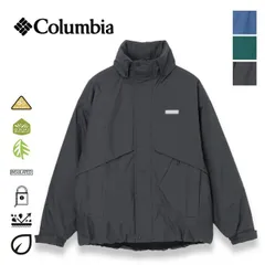 コロンビア 中綿ジャケット メンズ 防水 撥水 オムニヒート Columbia Bowl to Dome Jacket PM0557 パファージャケット フード付き 保温 アウトドア 90s レトロ PM0557 ボウルトゥドームジャケット 011  L