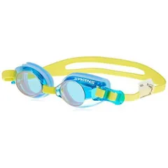 SWANS (スワンズ) スイミングゴーグル 水泳 子供用 スイミングゴーグル ミラーレンズ ネームプレート付き SBOR SJ-9M