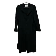  GREEN LABEL RELAXING グリーンレーベルリラクシング　レベル　ガウンコート　薄手　ブラック【Z1777】