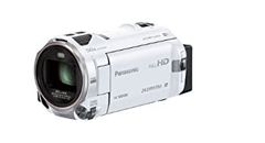 Used Panasonic Digital High-Vision Camcorder with 64GB Built-in Memory, White, HC-W850M-W