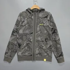 アディダス(adidas) グラフィック フルジップアップ ジャケット フーディー M