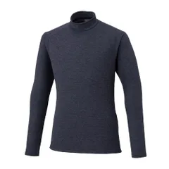 新品 [ミズノ] トレーニングウェア ストレッチフリースハイネックTシャツ（長袖） 32MAC542 メンズ オデッセイグレー 2XL