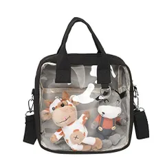 【数量限定】痛バッグ SKY] 推しバッグ ショルダーバッグ 見せバッグ クリア ポーチ 斜めがけ スモール3WAY [MORGEN 透明 ビニール おたく 推し活 痛バ 小さめBAG02