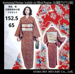 未使用近い　美品　袷　正絹　紅型調型染め　小紋　　フルセット