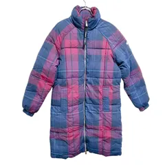  TOMMY jeans トミージーンズ　チェックパッファコート　レディース　サイズXS【zk67】のサムネイル