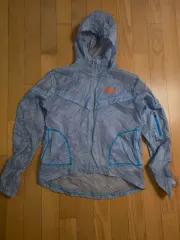 ナイキ ウィンドブレーカー フード ジャケット スカイブルー