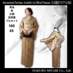 フ9996 未使用近い　美品　袷　正絹　訪問着　フルセット