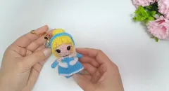 #ディズニー プリンセス 全員集合# 手編みキーホルダーINあんさんぶるスターズ！！