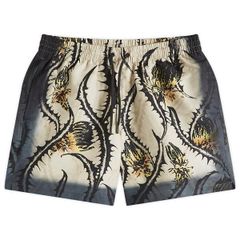 ドリス・ヴァン・ノッテン メンズ 水着 ハーフパンツ・ショーツ ショートパンツ Dries Vanoten Phibbswim Shorts Pale Yellow イエロー