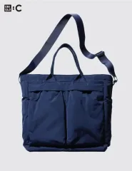 ユニクロ 2WAY ユーティリティバッグ ネイビー バッグ クロスバック