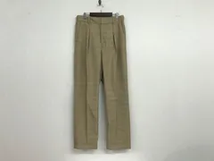新品同様本物ニコアンドNIKOANDサマーイージーチェック柄スラックスパンツメンズサーフアメカジワークミリタリーストリートスケータースーツモードドレスゴルフバイカーL茶ブラウン3