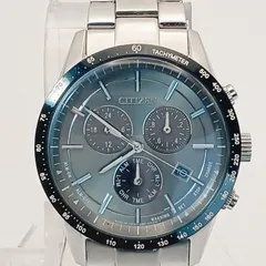 【稼働 良品】0211-1 CITIZEN Eco-Drive シチズン エコドライブ E820-S083460 メンズ腕時計 電波ソーラー クロノグラフ