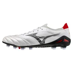 ミズノ メンズ シューズ ブーツ・レインブーツ Mizuno Morelia Neo IV Elite Adults Firm Ground Football Boots WhtBlkCh Red レッド