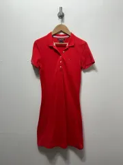 トミーヒルフィガー レッド ピケ ONE PIECE XS