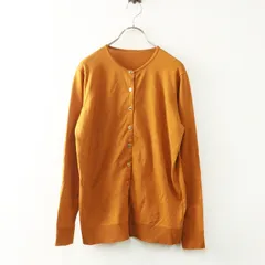 美品 定価2.7万 ドゥーズィエムクラス Deuxieme Classe FF grace クルーネックカーディガン∥ブラウン アンサンブル【2400014780659】