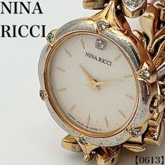 激レア NINA RICCI ニナリッチ 1pダイヤ カラーストーン 腕時計 - メルカリ