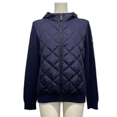 CANADA GOOSE(カナダグース) ブルゾン サイズL/G L レディース ハイブリッジ キルテッド ニット ダウン フーディー 6900L ダークネイビーのサムネイル