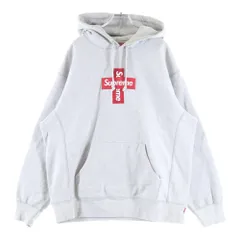 SUPREME (シュプリーム) 20AW Cross Box Logo Hooded Sweatshirt クロスボックスロゴ スウェット プルオーバーパーカー グレー