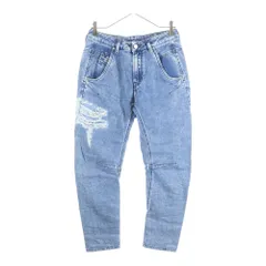 DIESEL (ディーゼル) ダメージ加工 スキニーデニムパンツ ジーンズ レディース インディゴ