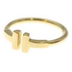 TIFFANY & Co. (ティファニー) Tワイヤー K18YG リング 指輪 ゴールド 2.7g #6